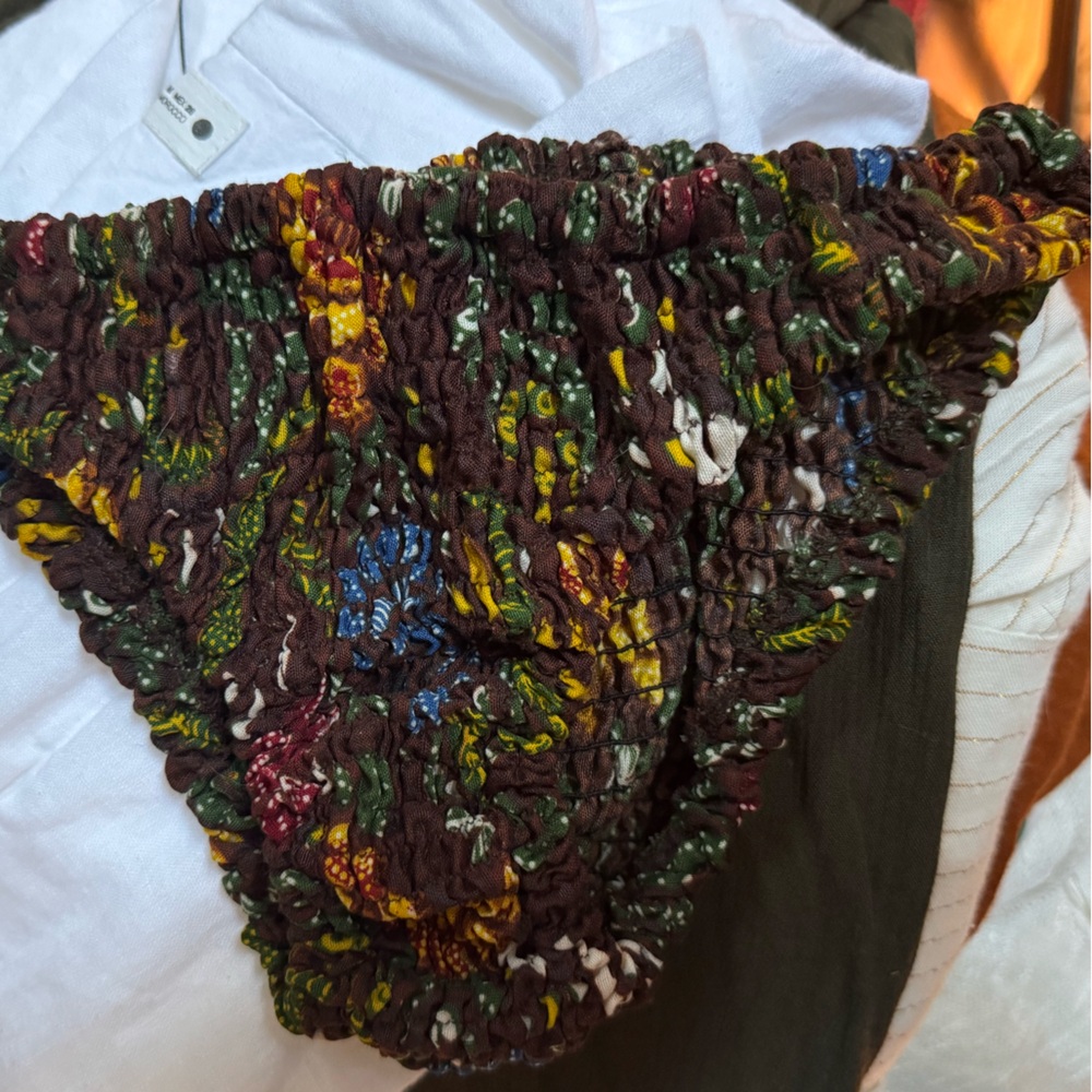 Multicolor Textured Bikini Bottom - Picture 6 of 6